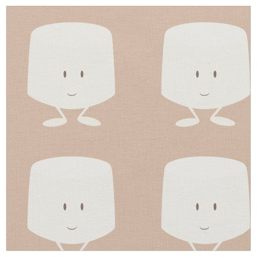 Lächelnder Eibisch Stoff (Nahaufnahme)