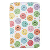 Lächelnder Emoji-Muster Badematte (Vorderseite Vertikal)