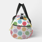 Lächelnder Emoji-Muster Duffle Bag (Rechts)