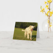 Lächelnder Engel Karte (Gelbe Blume)