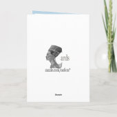 Lächelnder Engel von Reims Karte (Rückseite)