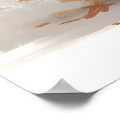 Lächelnder Faulenzer Poster (Ecke)