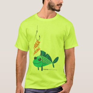 Lächelnder Fisch - freies Piercing T-Shirt
