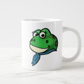 Lächelnder Frosch Jumbo-Tasse (Rechts)