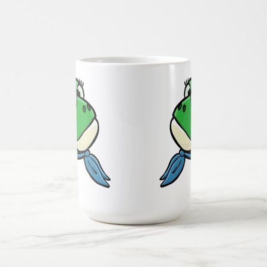 Lächelnder Frosch Kaffeetasse (Mittel)