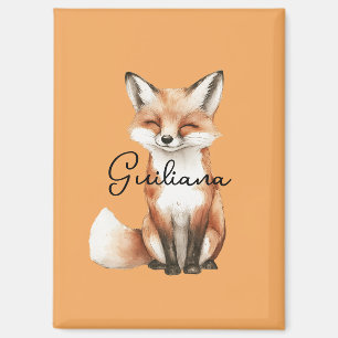 Lächelnder Fuchs Magnet