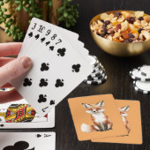 Lächelnder Fuchs Spielkarten (In Situ)