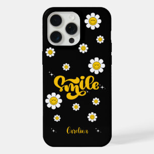Lächelnder Gartendaisy individuell anpassbar iPhone 15 Pro Max Hülle