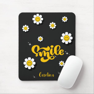 Lächelnder Gartendaisy individuell anpassbar Mousepad