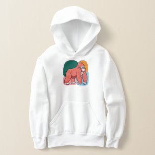 Lächelnder Gorilla Hoodie