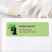 Lächelnder grimmiger Sensenmann Illustration Creep (Insitu)