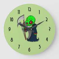 Lächelnder grimmiger Sensenmann Illustration Creep