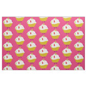 Lächelnder gummiartiger Bärnkleiner kuchen Stoff (Fat Quarter (45,7 x 55,9 cm))