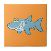 Lächelnder Haifisch Fliese (Vorderseite)