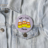 Lächelnder Halloween-Maiskandy-Button Button (Beispiel)