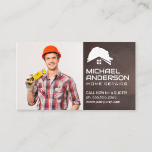 Lächelnder Handyman Visitenkarte