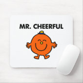 Lächelnder Herr Frohsinn Mousepad (Mit Mouse)
