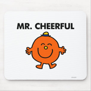 Lächelnder Herr Frohsinn Mousepad