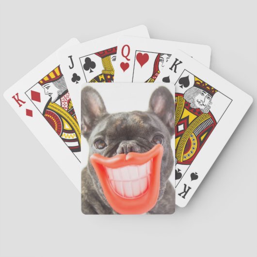 Lächelnder Hund Getty Bild-| A Spielkarten (Rückseite)