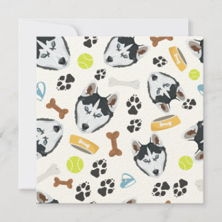 Lächelnder Hund Husky