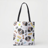 Lächelnder HundBernese Gebirgshund Tasche (Vorderseite)