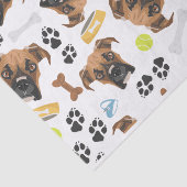 Lächelnder Hundeboxer Seidenpapier (Ausschnitt)