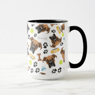 Lächelnder Hundeboxer Tasse
