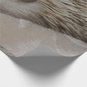 Lächelnder Igel Geschenkpapier (Ecke)