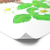 Lächelnder Igel Poster (Ecke)