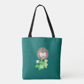 Lächelnder Igel Tasche (Rückseite)