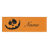 Lächelnder Jack O'lantern Thunder_Cove Namenschild (Vorderseite)