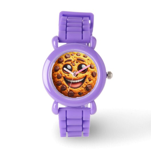 Lächelnder Keks. Armbanduhr (Vorderseite)