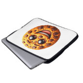 Lächelnder Keks. Laptopschutzhülle (Vorne Knopf)