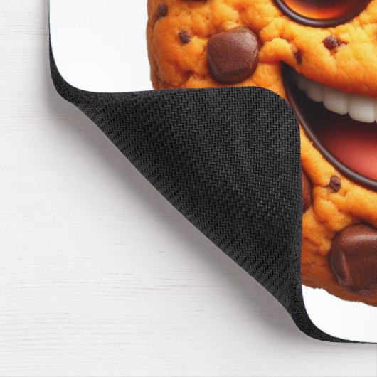 Lächelnder Keks. Mousepad (Ecke)