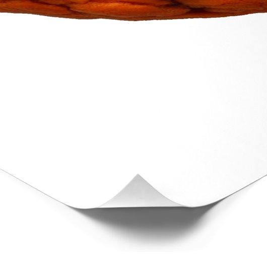 Lächelnder Keks. Poster (Ecke)