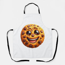 Lächelnder Keks. Schürze