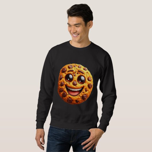 Lächelnder Keks. Sweatshirt (Vorne ganz)