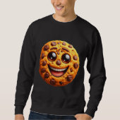 Lächelnder Keks. Sweatshirt (Vorderseite)