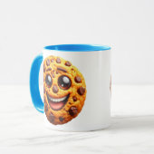 Lächelnder Keks. Tasse (Vorderseite Links)