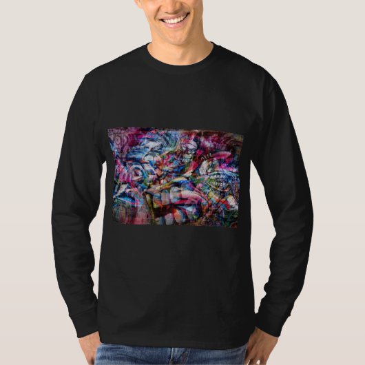Lächelnder Kunstkrieger T-Shirt (Vorderseite)