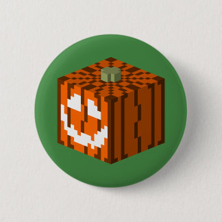 Lächelnder Kürbis Button