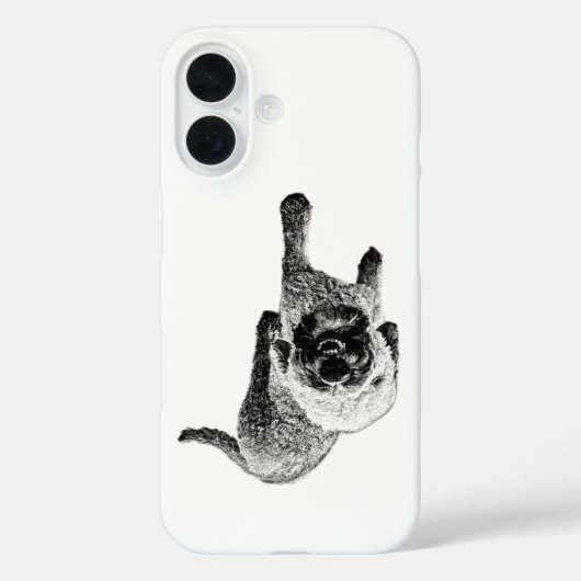 Lächelnder Lagotto-Fall – Lockiger Hundeschritt Case-Mate iPhone Hülle (Rückseite)