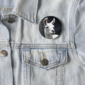 Lächelnder Lama-Knopf Button (Beispiel)