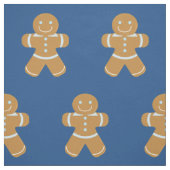 Lächelnder Lebkuchenmann Stoff (Muster)