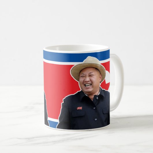 Lächelnder lieber Leader Kaffeetasse (VorderseiteRechts)