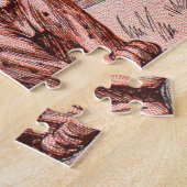 lächelnder Löwe Puzzle (Seite)