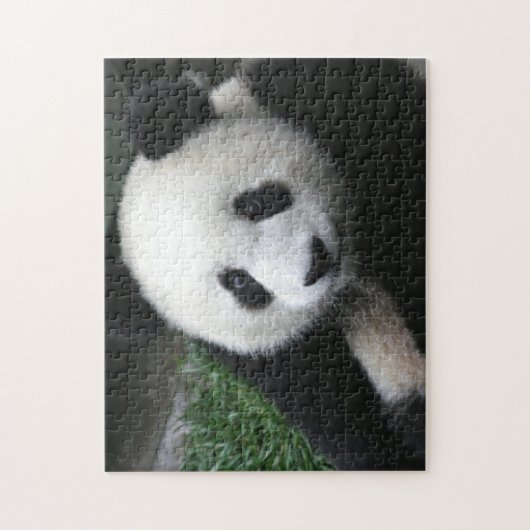 Lächelnder Panda-Bär Puzzle (Vertikal)