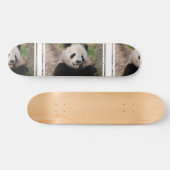 Lächelnder Panda-Bär Skateboard (Horizontal)