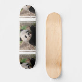 Lächelnder Panda-Bär Skateboard (Vorderseite)