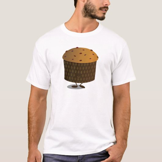 Lächelnder Panettone T-Shirt (Vorderseite)
